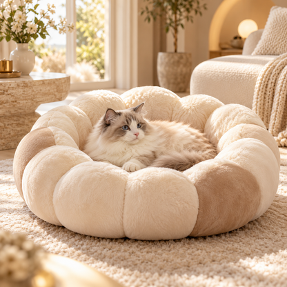 Velvet Cloud Ring Bed