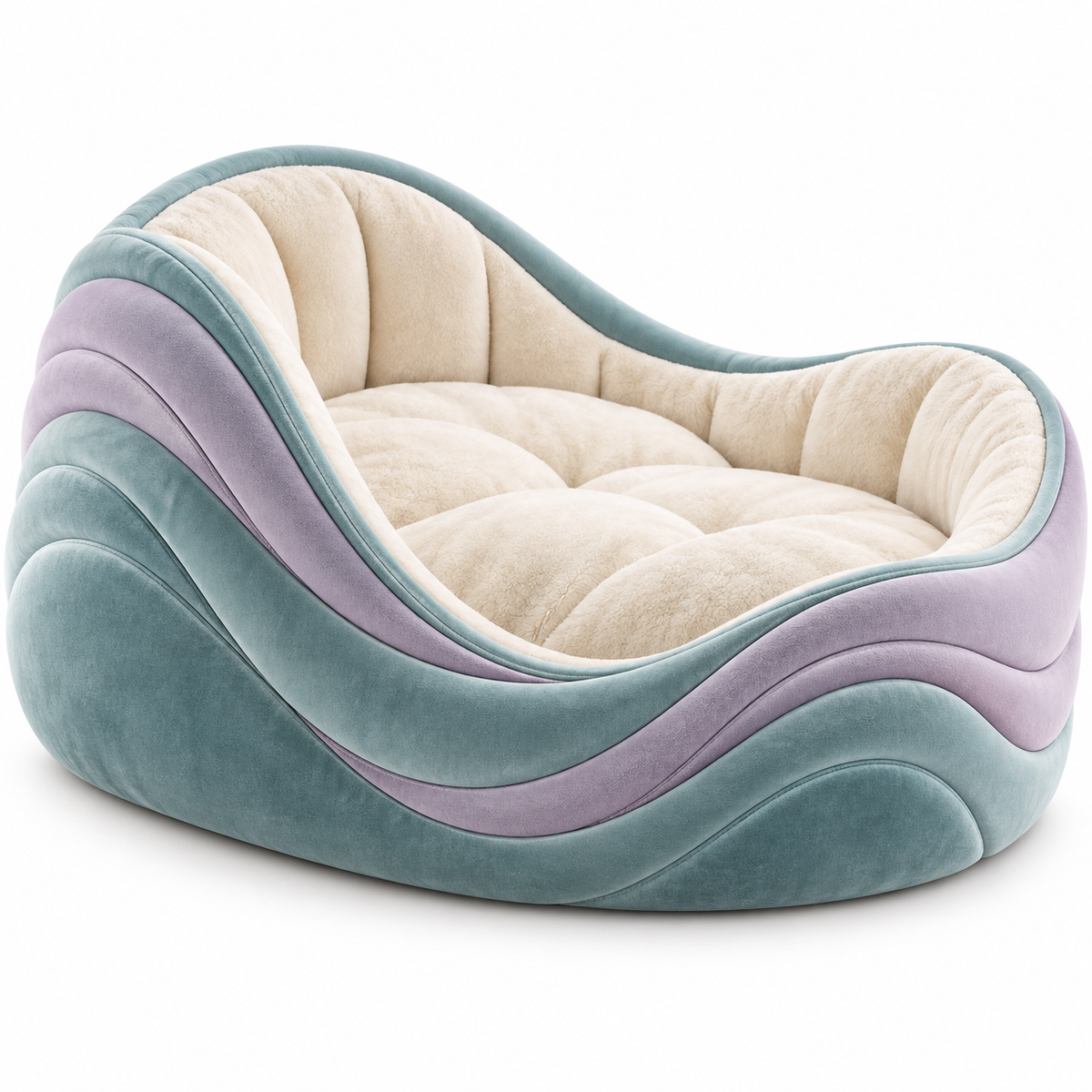 Aurora Wave Pet Bed